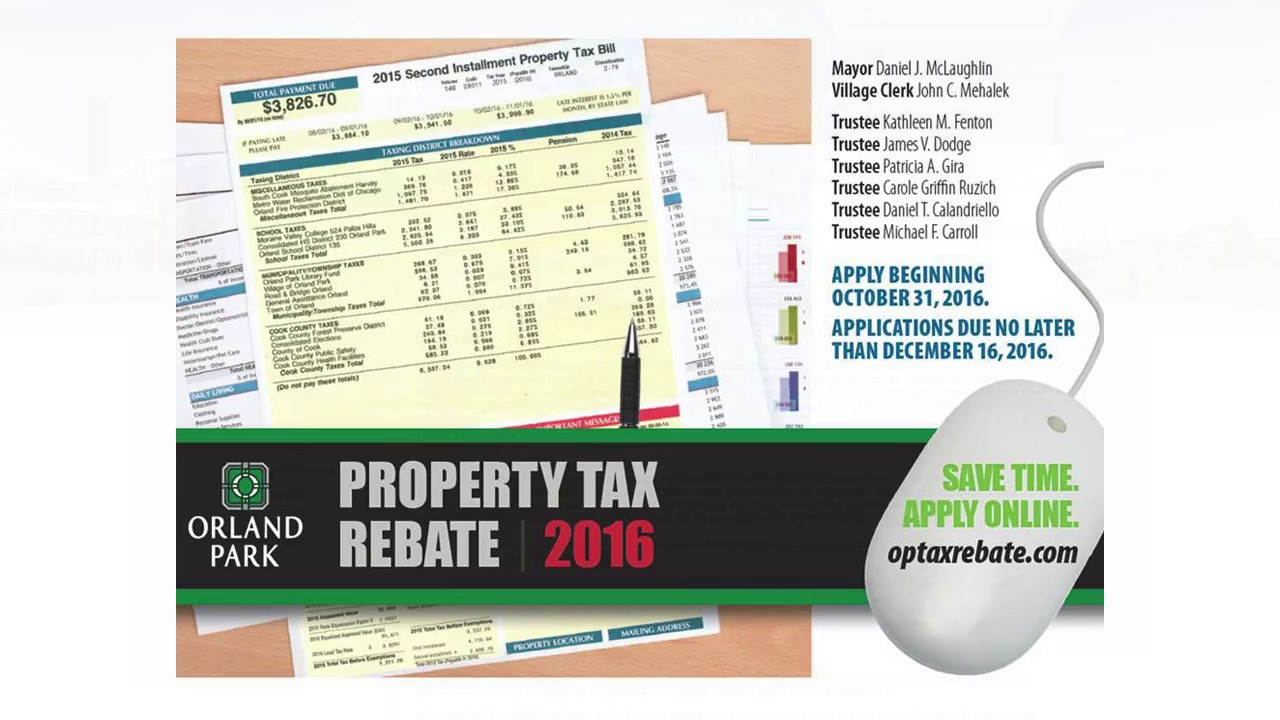 2016 Property Tax Rebate Instructional Video YouTube