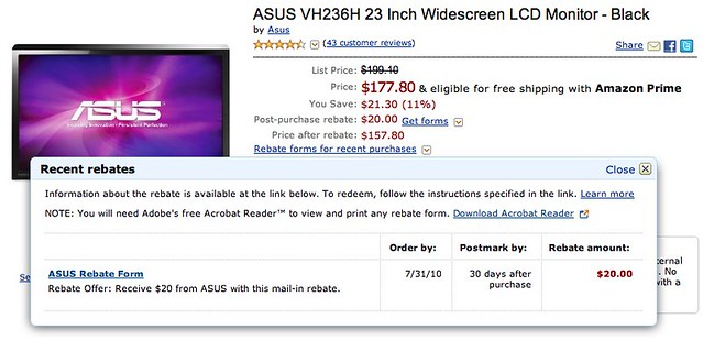 Amazon ASUS Rebate FAIL UI If You Go To The Purchase Flickr