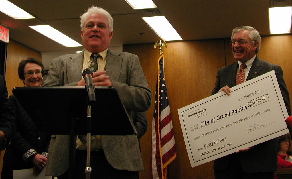 Energy Efficiency Rebate Check For City Of Grand Rapids Flickr