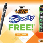 Get BIC Gel ocity Pens For FREE After Mail in Rebate Get Free Makeup