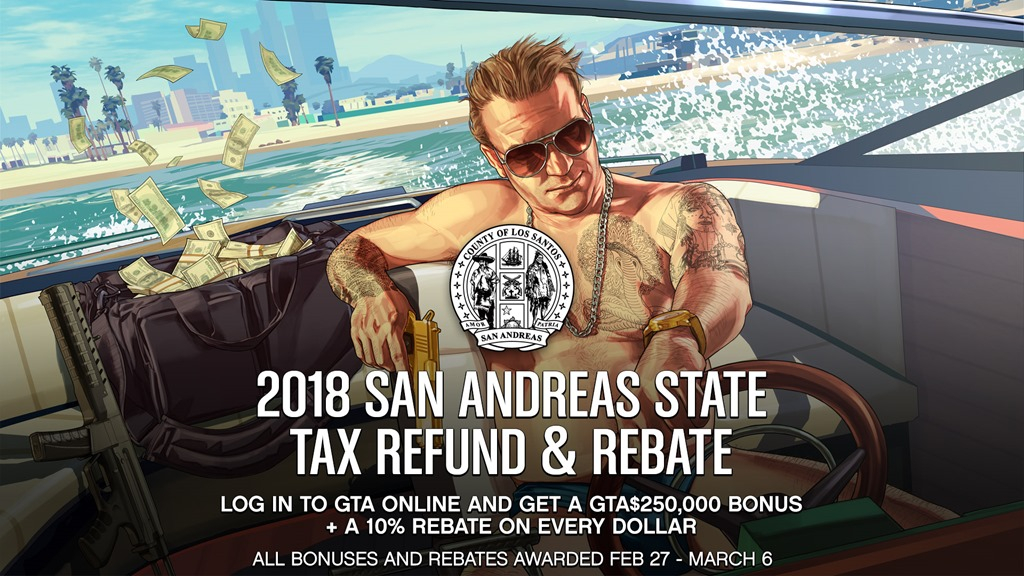 GTA Online Tax Refund And Rebate GetBent57