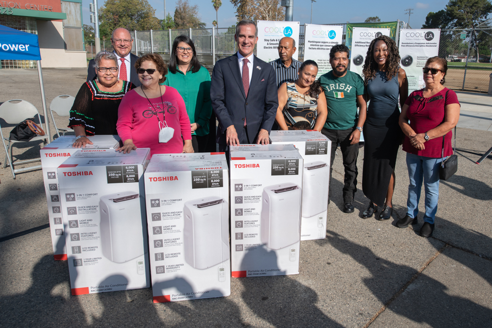 LA City Leaders And Northeast Valley Residents Launch New LADWP Cool