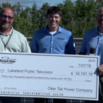 Lakeland PBS Presented With Rebate Check For Solar Energy Switch