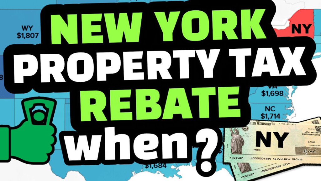 NEW YORK STIMULUS CHECK WHEN WILL PROPERTY TAX REBATE CHECKS BE 