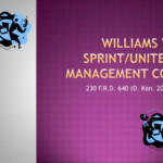 PPT Williams V Sprint United Management Co PowerPoint Presentation