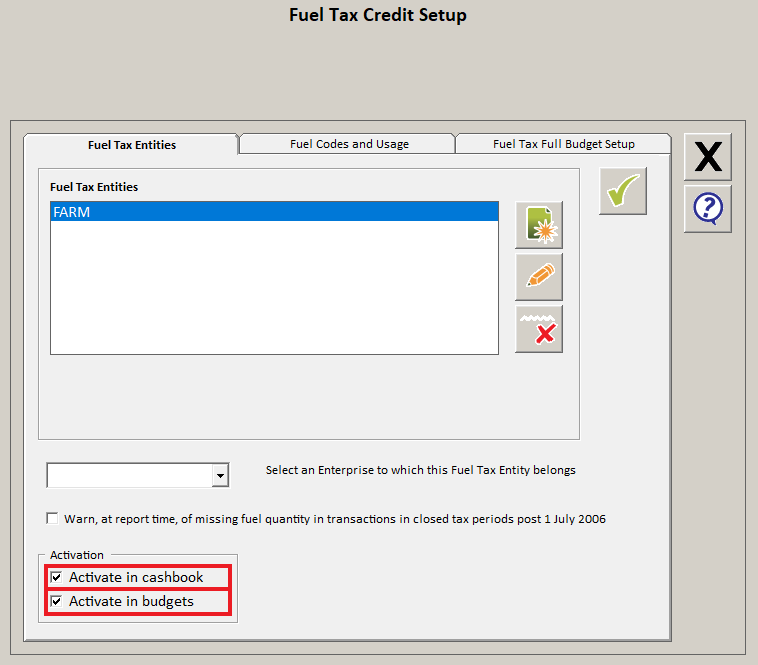 Setting Up Fuel Tax Rebate Multiple Entities Agrimaster