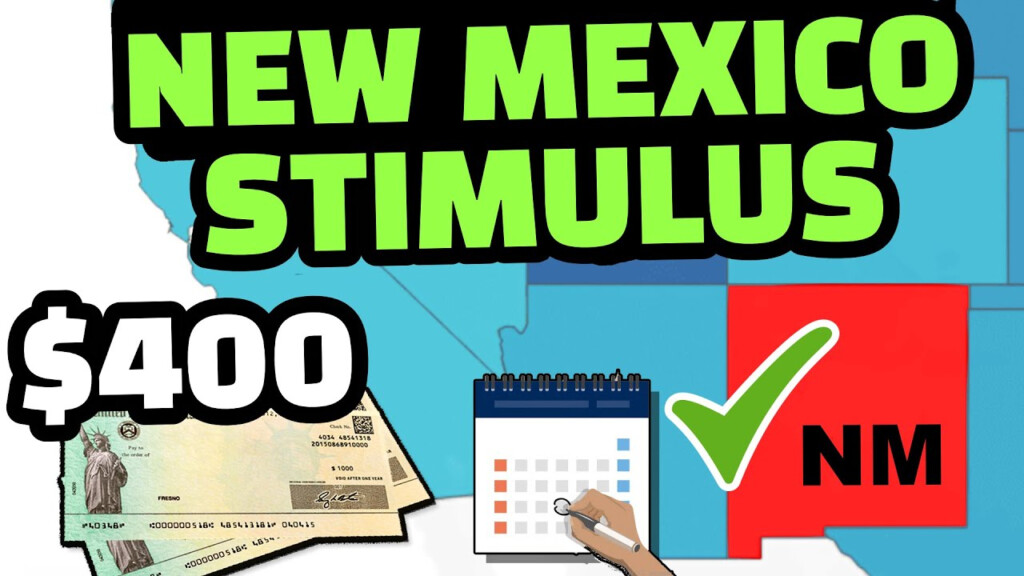 STIMULUS CHECK NEW MEXICO 400 NEW MEXICO REBATE FOR ECONOMIC RELIEF 