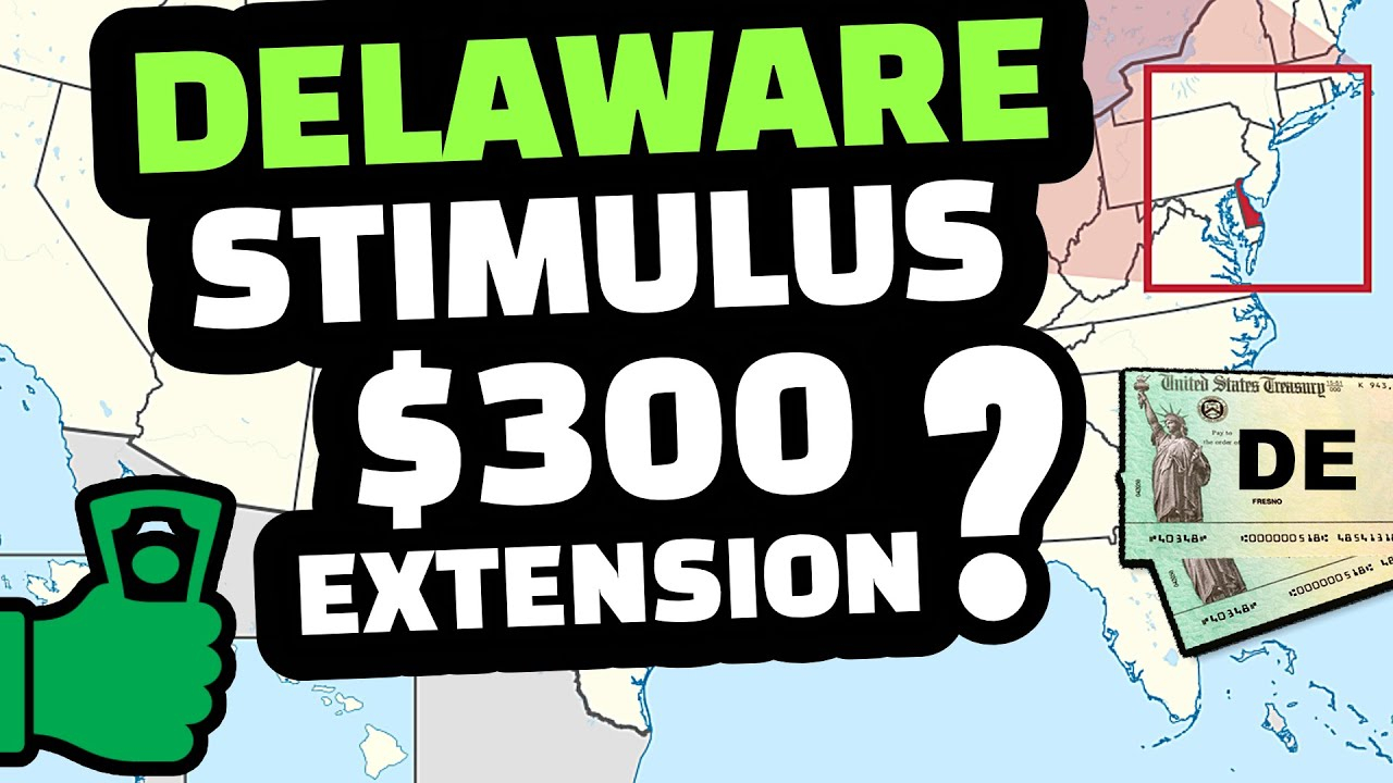 STIMULUS UPDATE DELAWARE REBATE CHECK PROGRAM EXTENDED YouTube