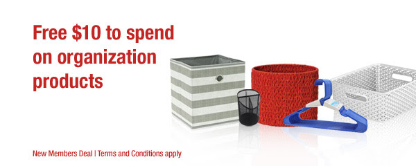  10 Rebate On ANY 10 Organizing Purchase On Target New 