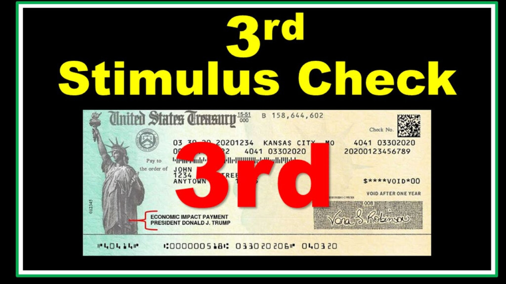 3rd STIMULUS CHECK YouTube