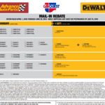 Advance Auto Parts Printable Rebate Form