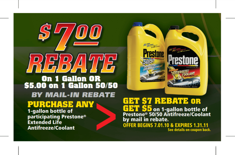 Advance Auto Parts Rebate Printable Rebate Form