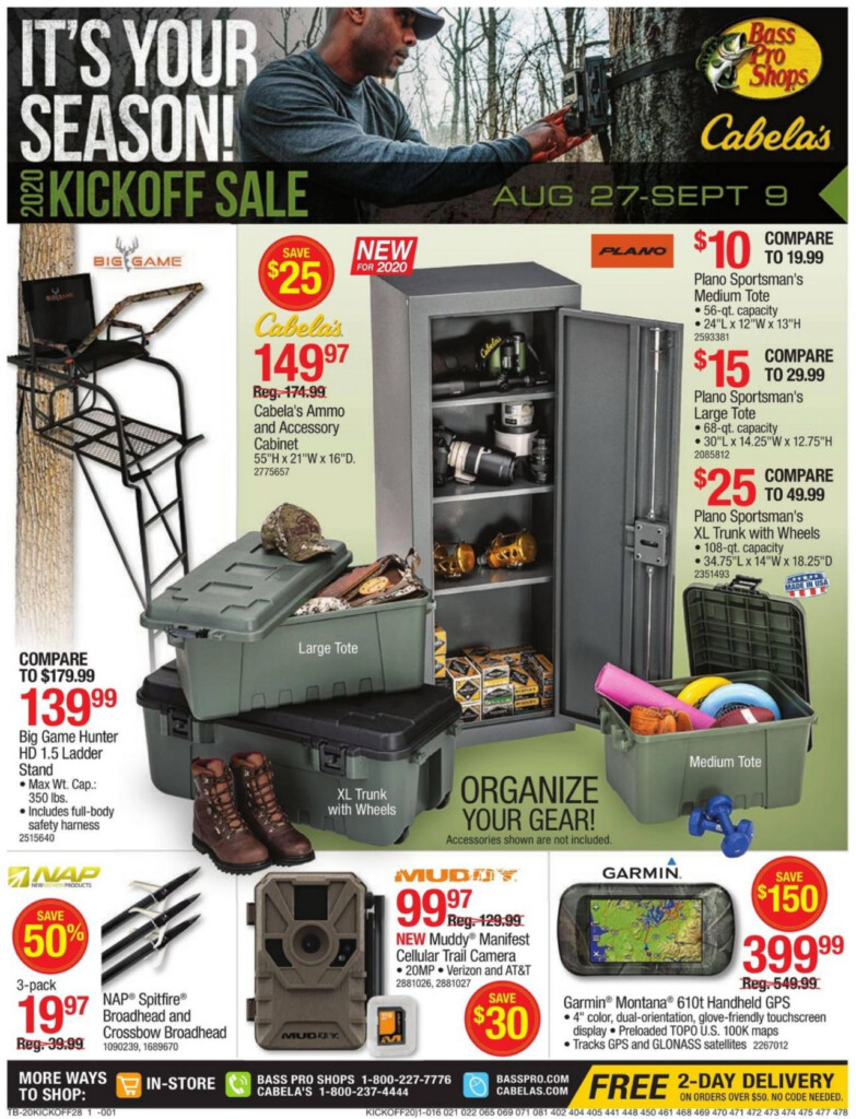 Cabela s Flyer Kickoff Sale Cabelas Flyer Sales Ads