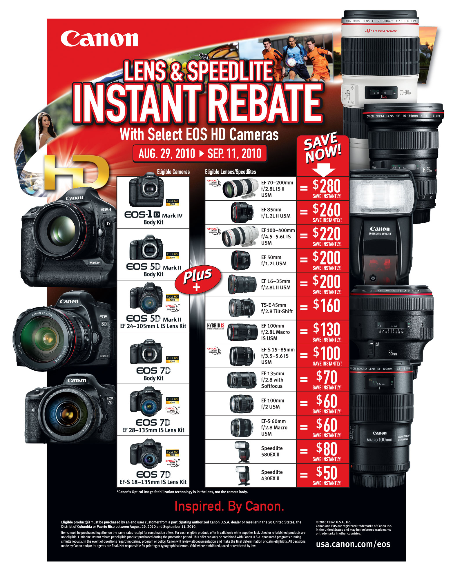 Canon Lens Rebates