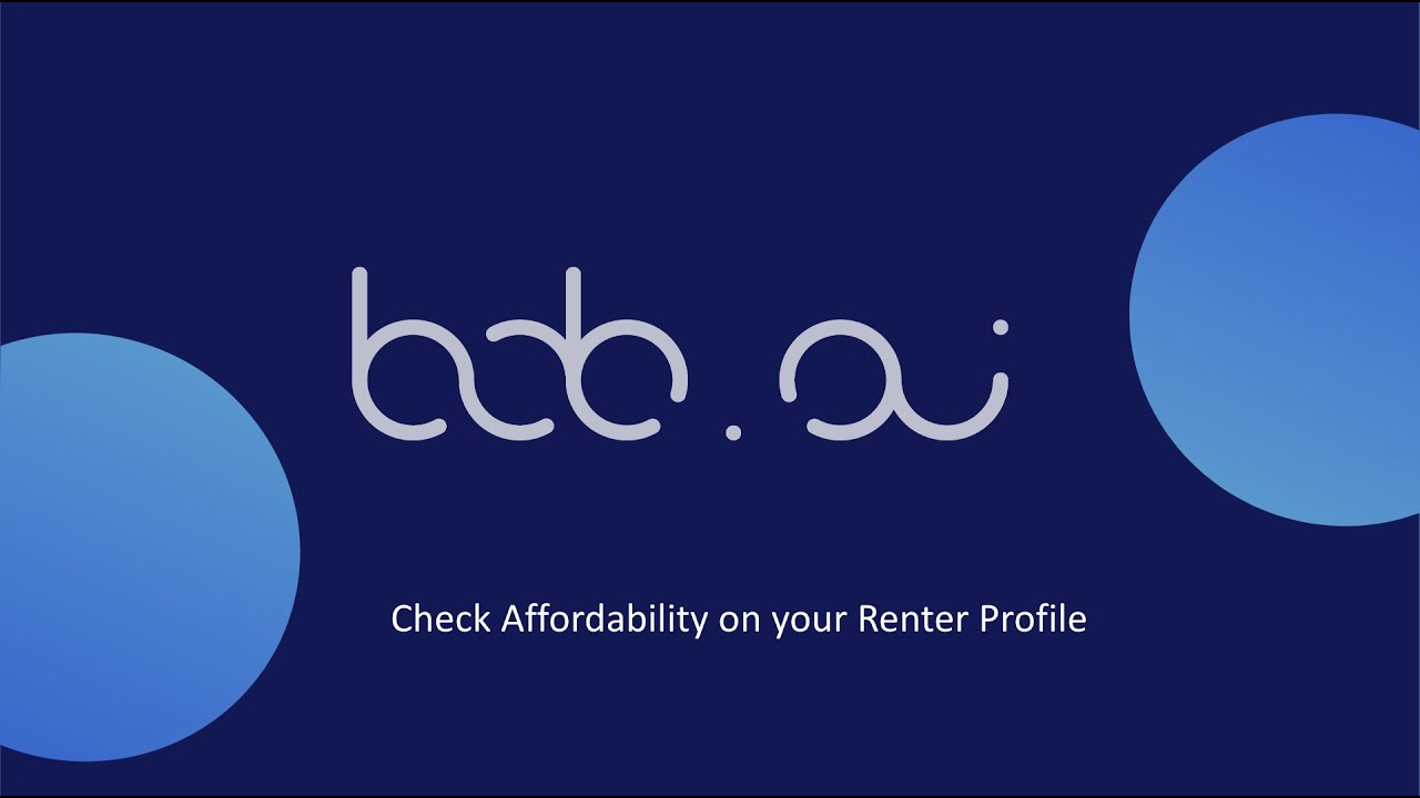 Check Affordability On Your Renter Profile YouTube