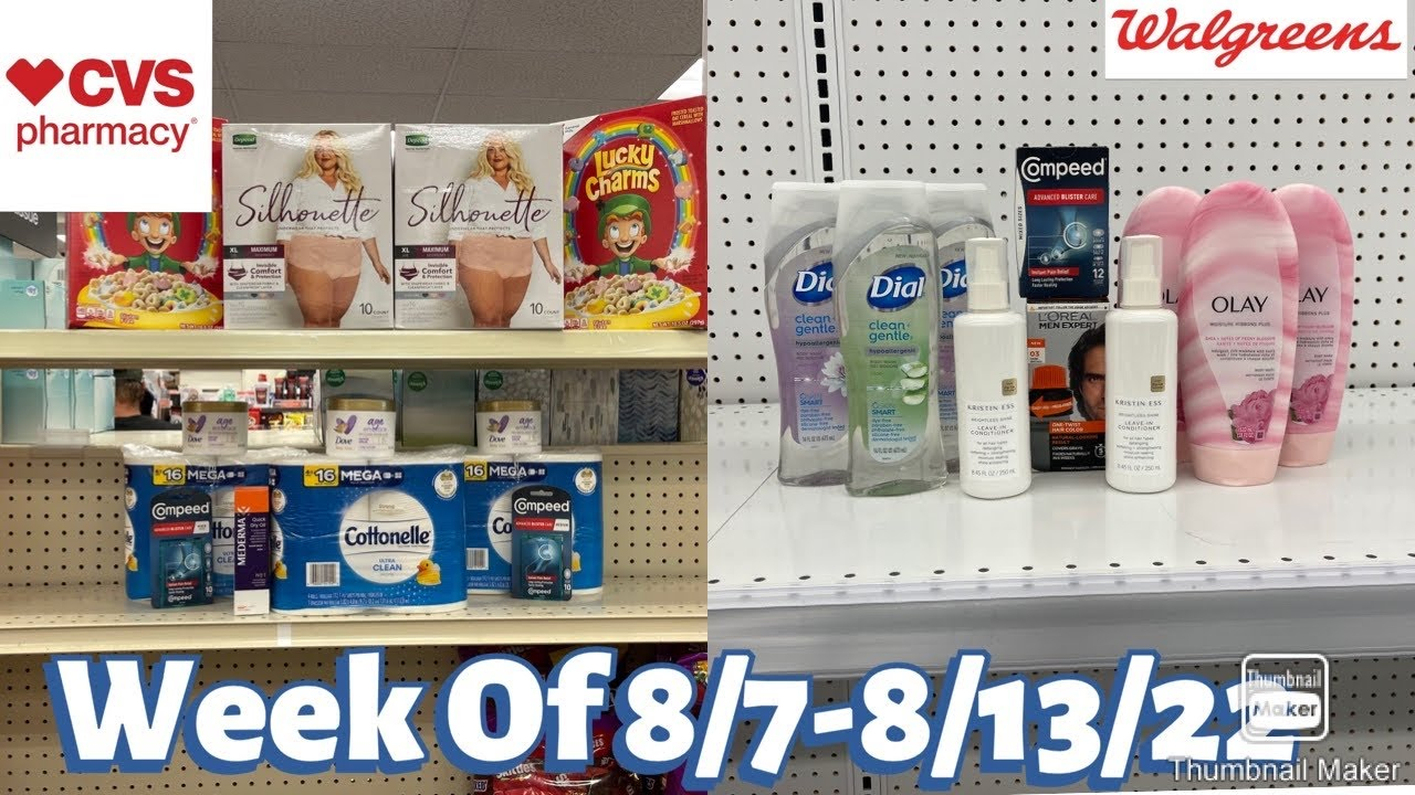 CVS Walgreens Rebate Haul Midweek Moneymaker Week Of 8 7 8 13 22 