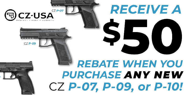 CZ Rebate P Series Rebate Sportsman s Outdoor Superstore