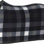 ESKADRON FLEECE CHECK Cooler Rug Black Creme Dark Olive EquusVitalis