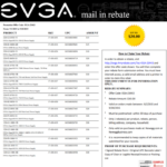 Evga Rebate Form Printable Rebate Form