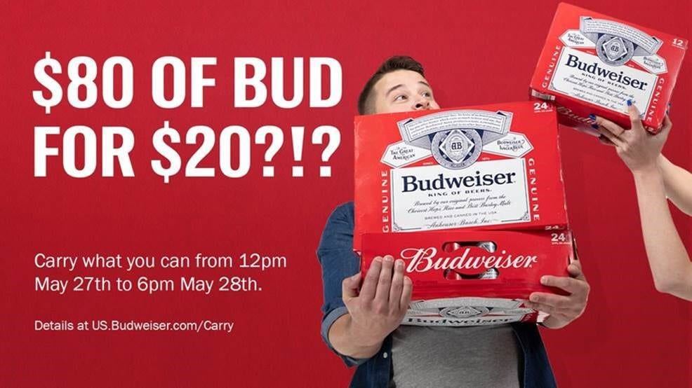 Expired Budweiser Rebate 80 Of Budweiser For 20 Doctor Of Credit