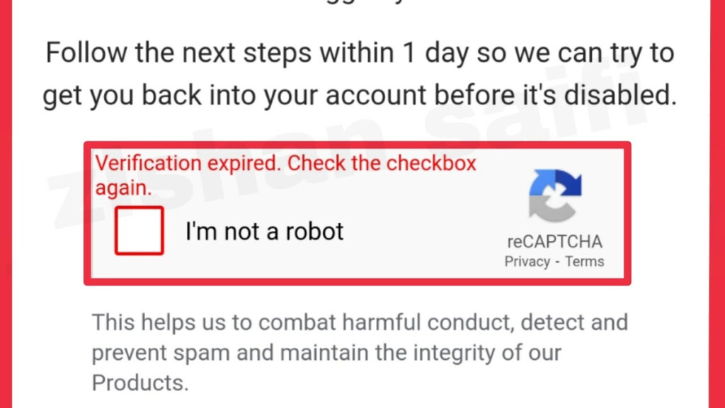 Fix Verification Expired Check The Checkbox Again I m Not A Robot 