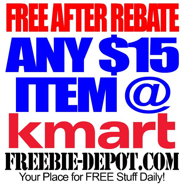 FREE AFTER REBATE ANY 15 Item From Kmart Exp 11 27 15