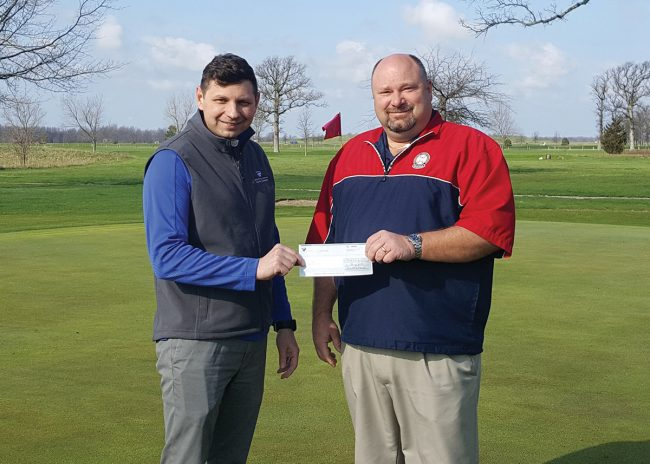 Golf Outing Lighting Rebate Check Indiana Connection