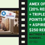 Hilton Amex Offer Triple Points Promo Aspire Rebate Mattress