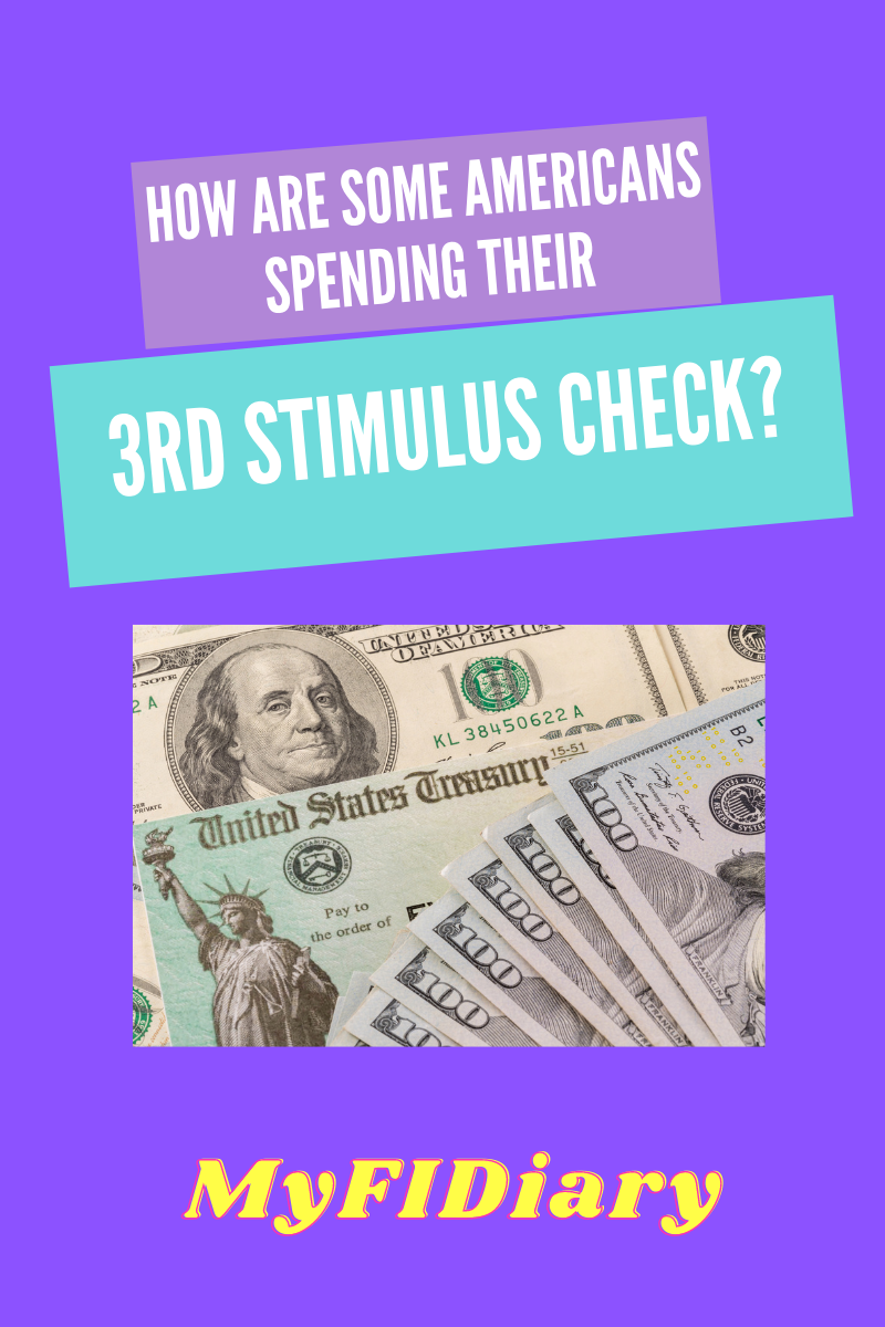 How Are Some Americans Spending Their 3rd Stimulus Checks MyFIDiary