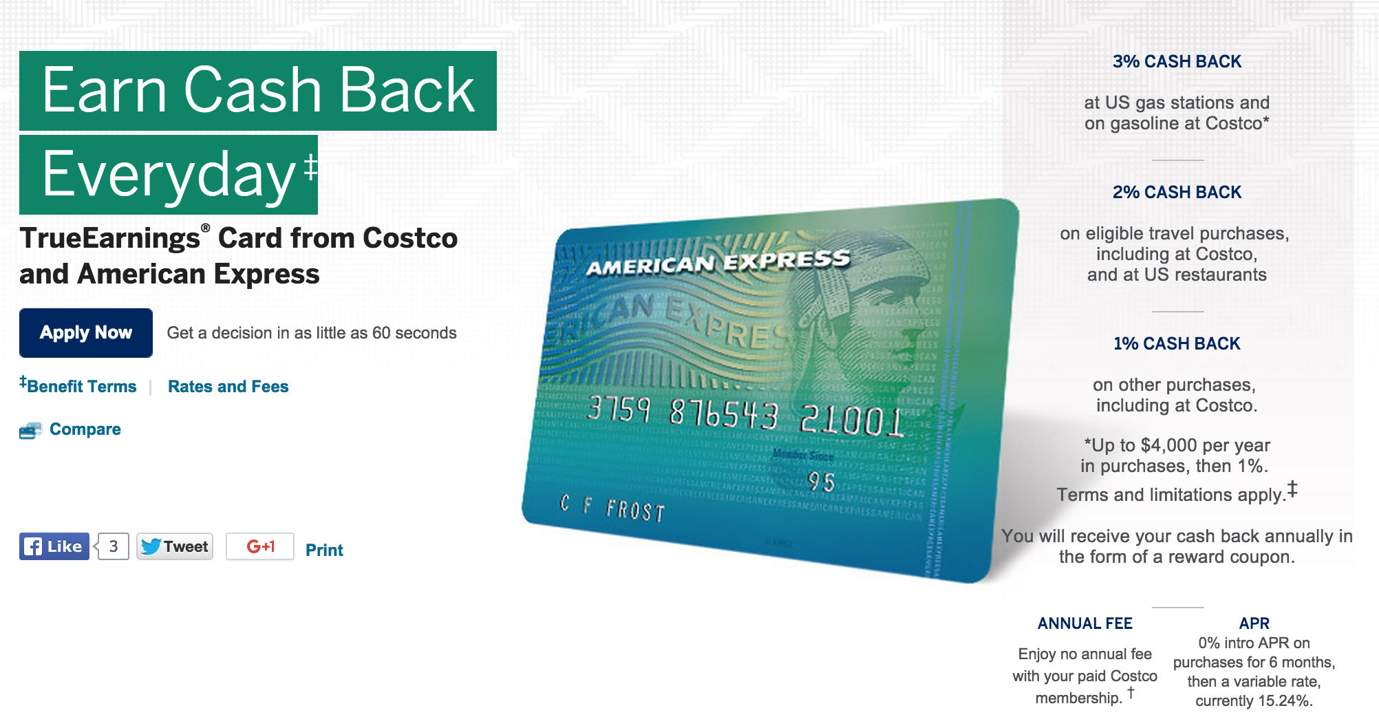 How To Apply For The Amex TrueEarnings Costco Credit Card