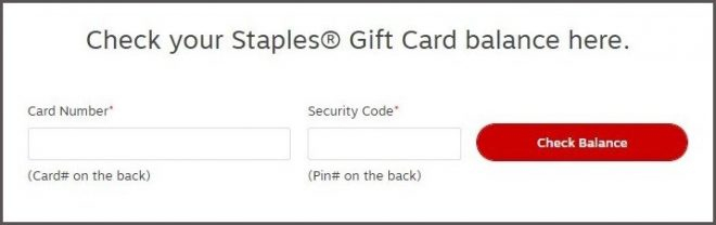 How To Check Your Staples Gift Card Balance 