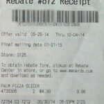 How To Find Your Lost Menards Receipts Printable Rebate Form