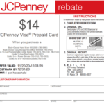 How To Get Jcpenney Rebate Form Check Printable Rebate Form