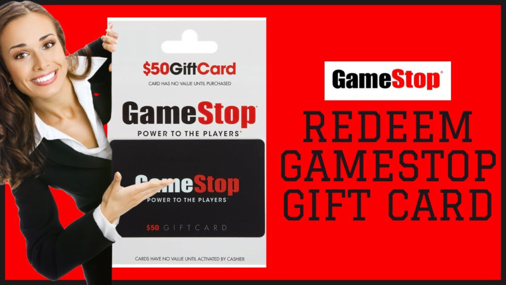 How To Redeem GameStop Gift Card Use GameStop Gift Card Online YouTube