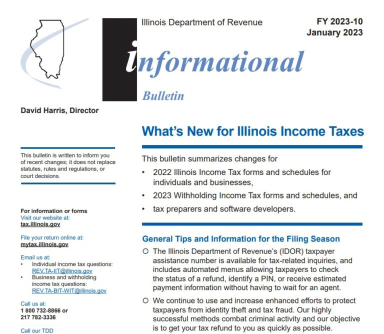 Illinois Property Tax Rebate Form 2023 Printable Rebate Form 