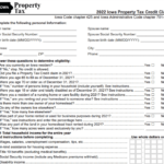 Iowa Rent Rebate Form 2023 Printable Rebate Form