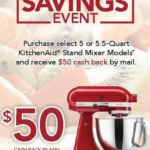 KitchenAid 50 Rebate Check Offer