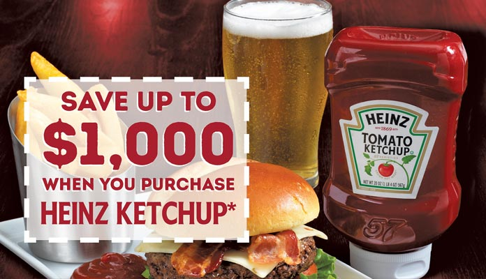 Kraft Heinz Debuts 1 000 Rebate On Ketchup And 100 Touchless KEYSTONE