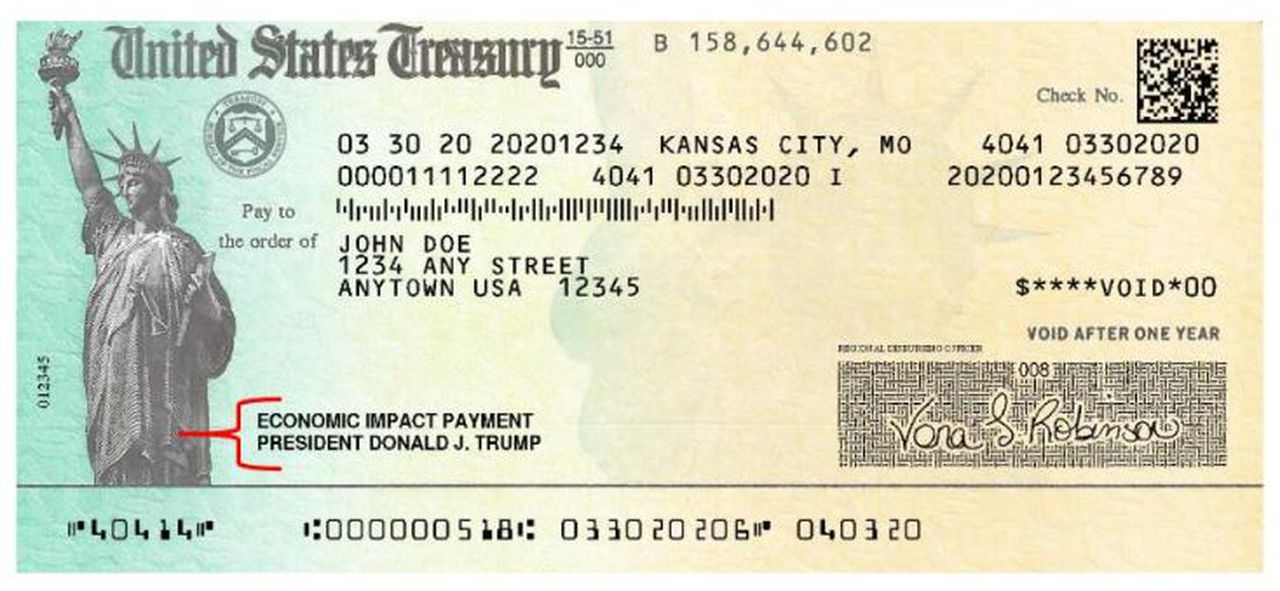 Letter Signed By President Trump Being Sent With Stimulus Checks See 