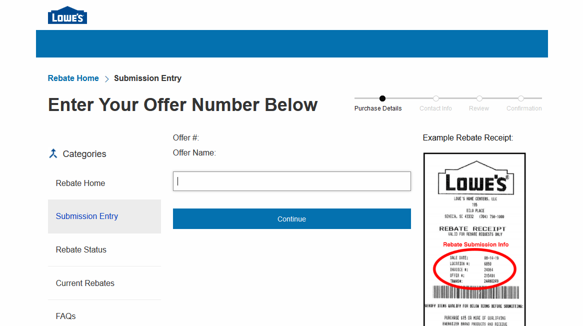 Lowes Rebate Check Status Lowesrebate