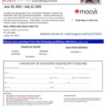 Macy s Lenox Rebate Form Printable Rebate Form