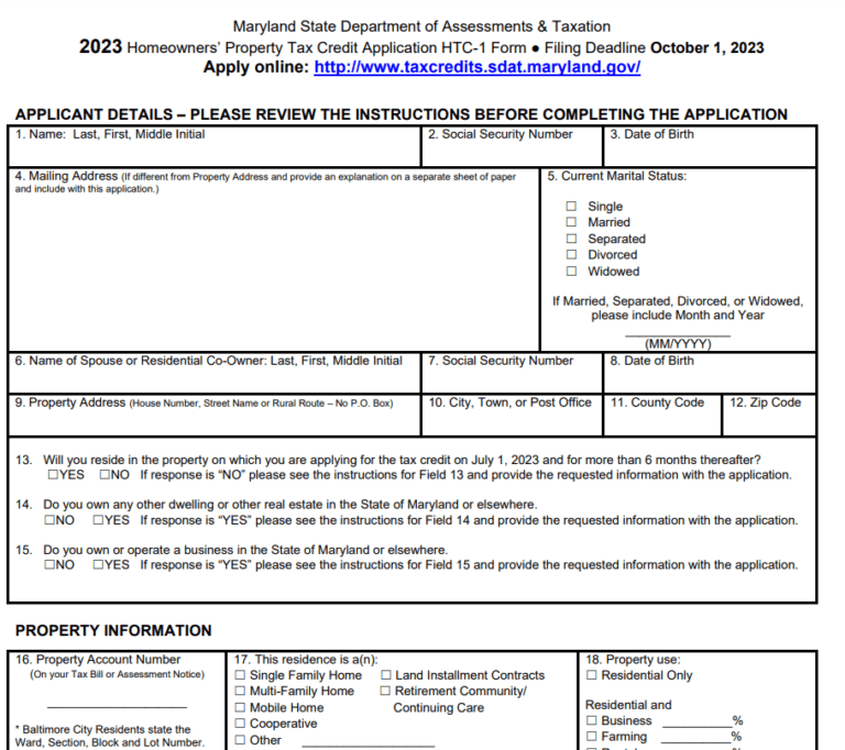 Maryland Tax Rebate 2023 Complete Guide Tips For Claiming