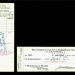 Miller Huggins Signed Check