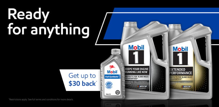 Mobil 1 Full Synthetic Motor Oil Change Offers Rebate DealShare US