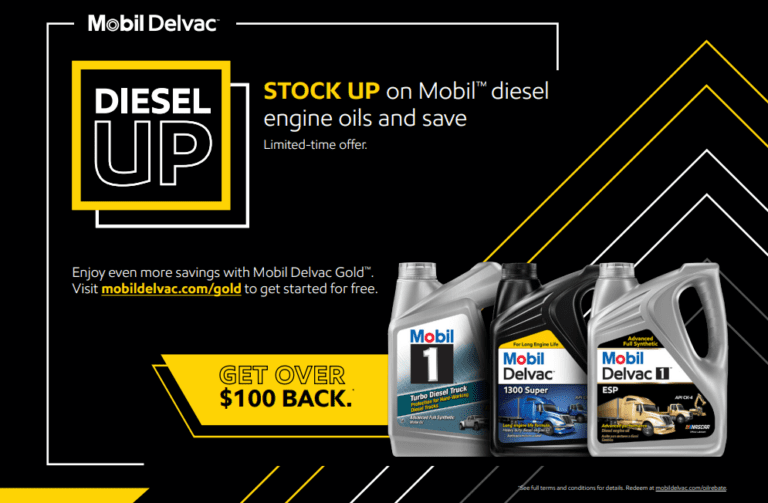 Mobil Delvac Printable Rebate Form