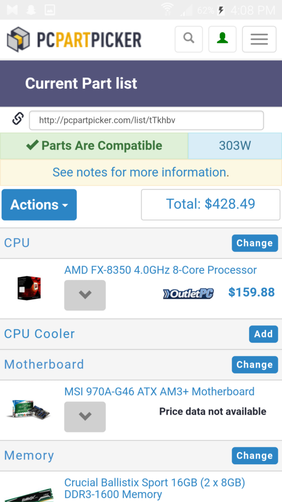 Pc Parts Picker Howfasr