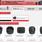 Photography News Canon And Nikon Bundle Rebates And Instant Savings