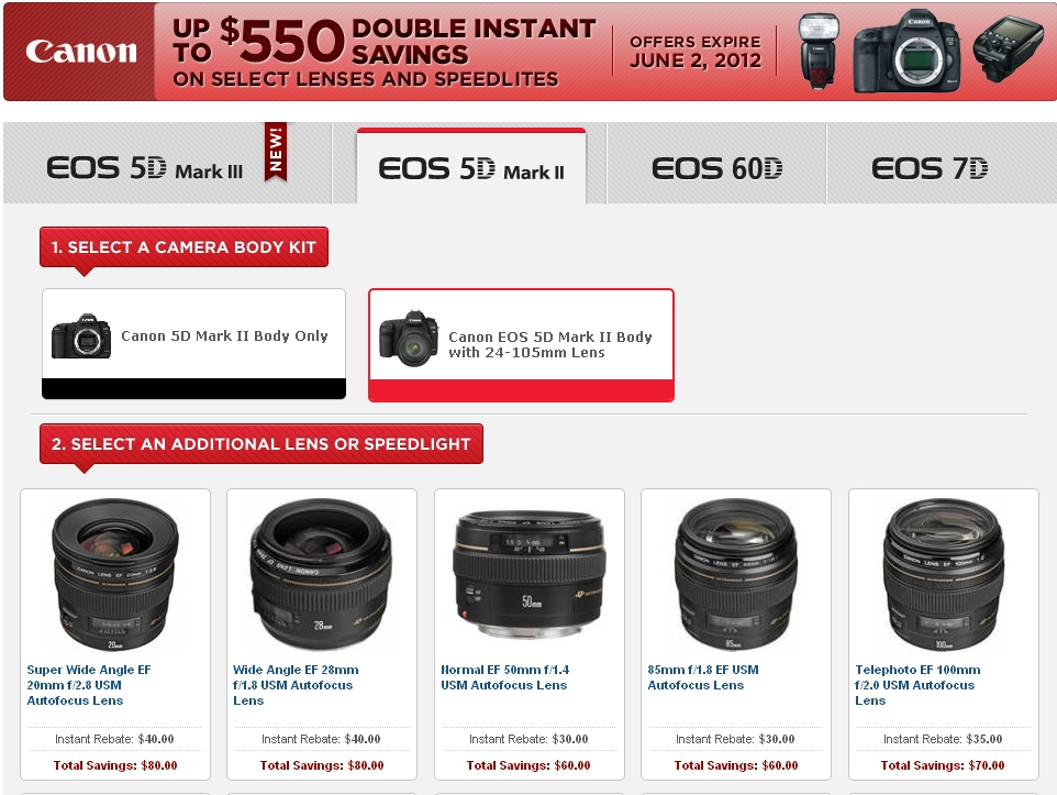 Photography News Canon And Nikon Bundle Rebates And Instant Savings