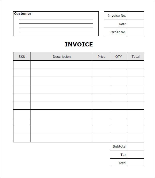 Printable Invoice Check More At Https cleverhippo printable