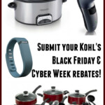 Reminder Fill Out Those Kohl s Black Friday Rebates The Coupon Project